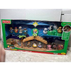 Fisher-Price Little People Childrens Nativity Set Includes 15 Figures & Stable S